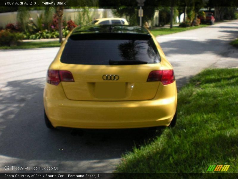 Yellow / Black 2007 Audi A3 2.0T