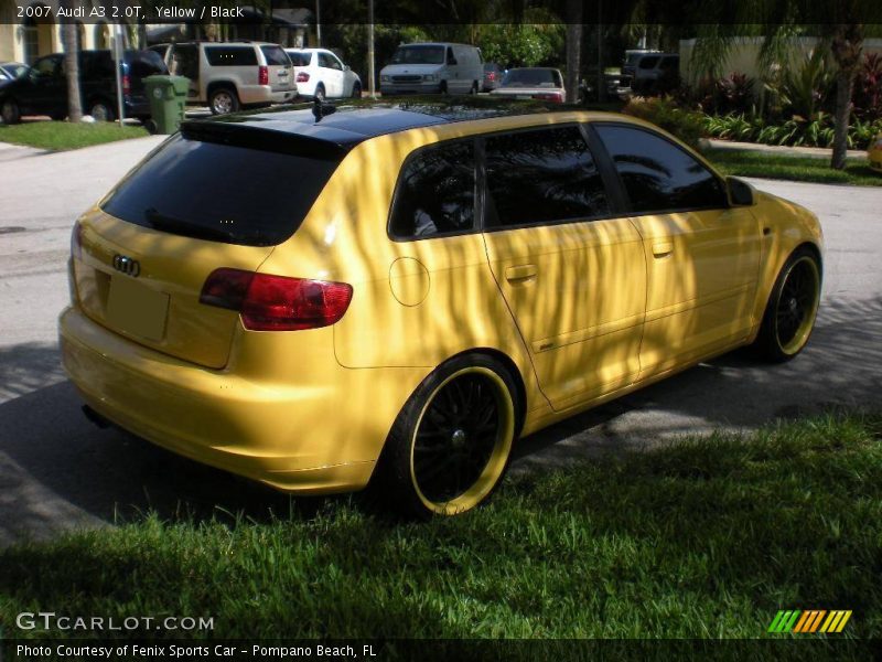 Yellow / Black 2007 Audi A3 2.0T