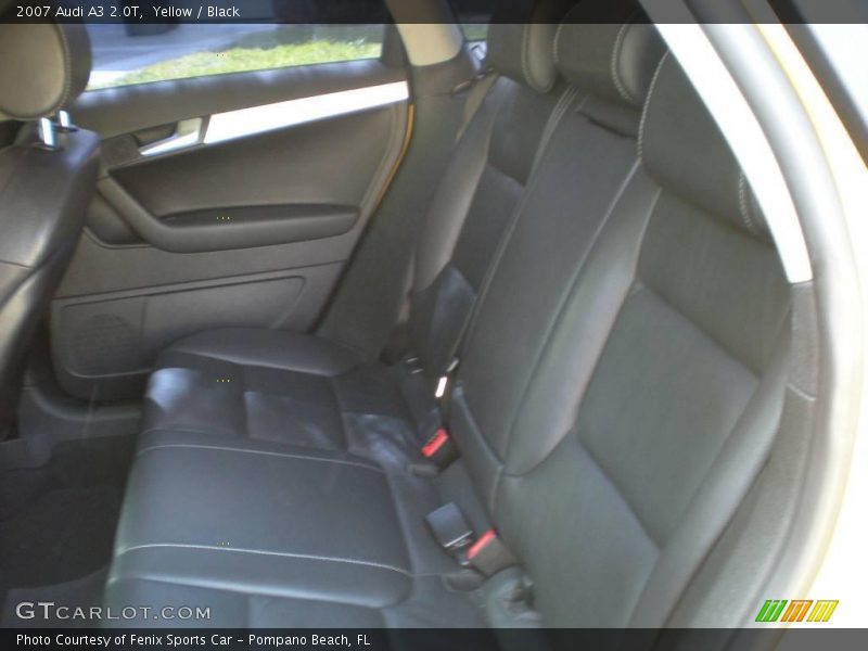 Yellow / Black 2007 Audi A3 2.0T