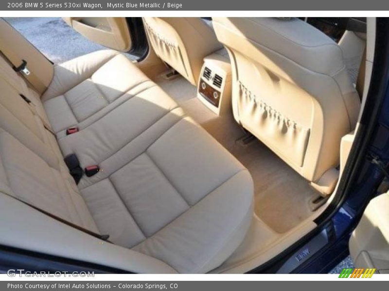 Mystic Blue Metallic / Beige 2006 BMW 5 Series 530xi Wagon