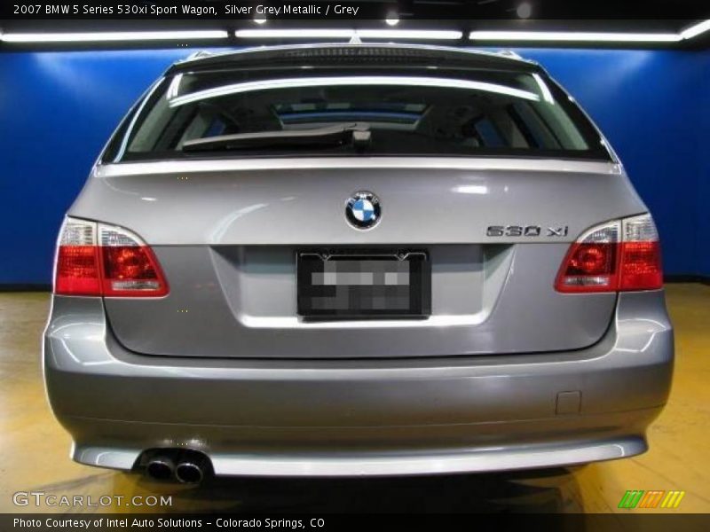 Silver Grey Metallic / Grey 2007 BMW 5 Series 530xi Sport Wagon