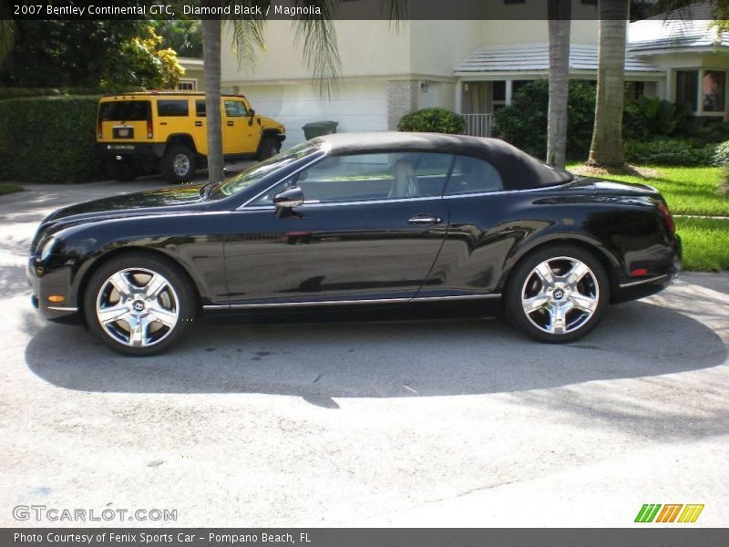 Diamond Black / Magnolia 2007 Bentley Continental GTC