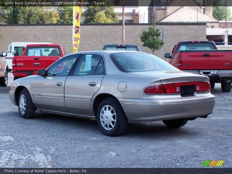 Light Sandrift Metallic / Taupe 1999 Buick Century Custom
