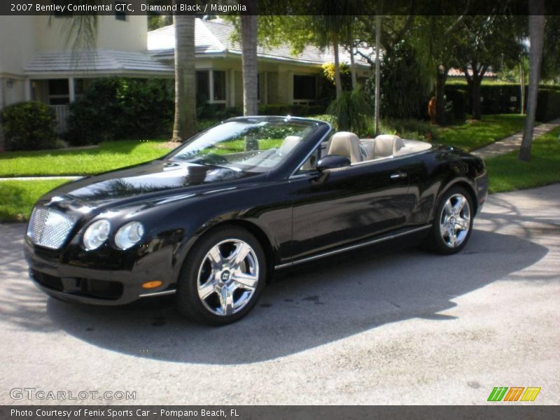 Diamond Black / Magnolia 2007 Bentley Continental GTC