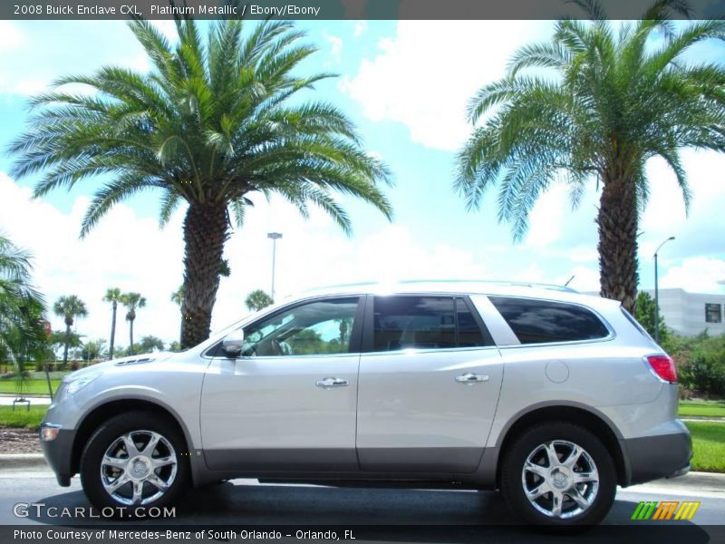 Platinum Metallic / Ebony/Ebony 2008 Buick Enclave CXL