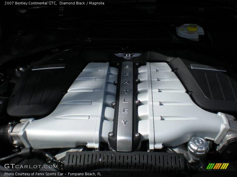 Diamond Black / Magnolia 2007 Bentley Continental GTC