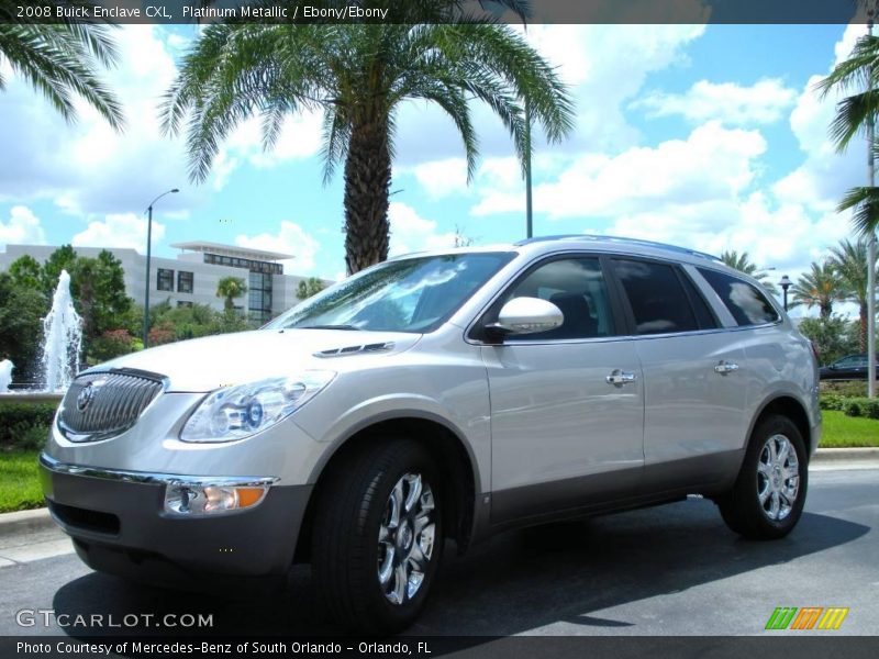 Platinum Metallic / Ebony/Ebony 2008 Buick Enclave CXL