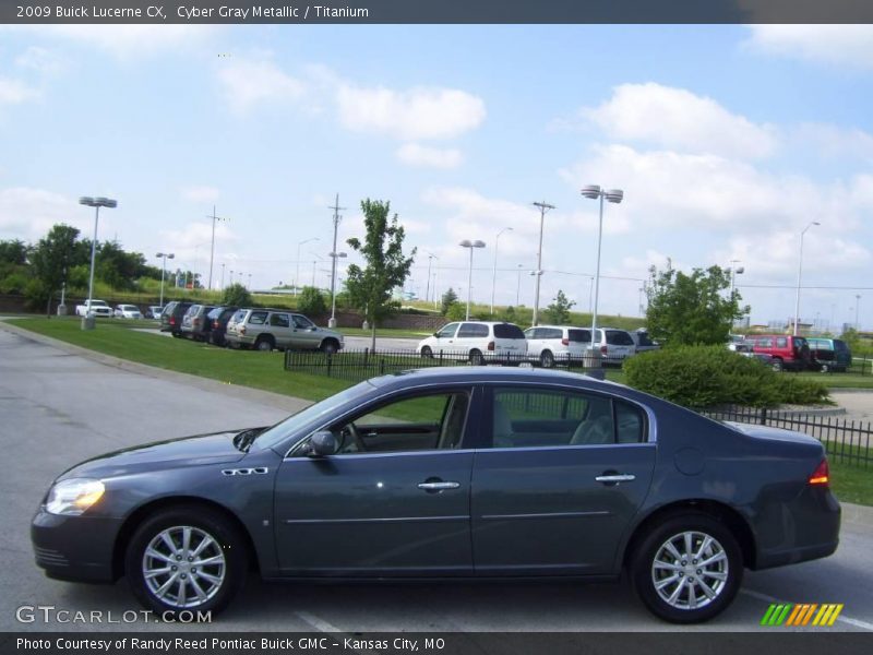 Cyber Gray Metallic / Titanium 2009 Buick Lucerne CX