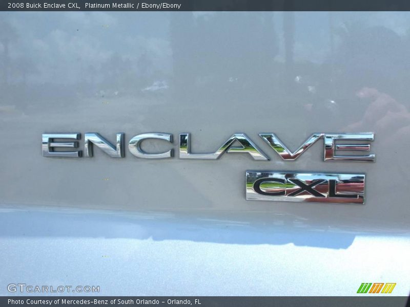 Platinum Metallic / Ebony/Ebony 2008 Buick Enclave CXL