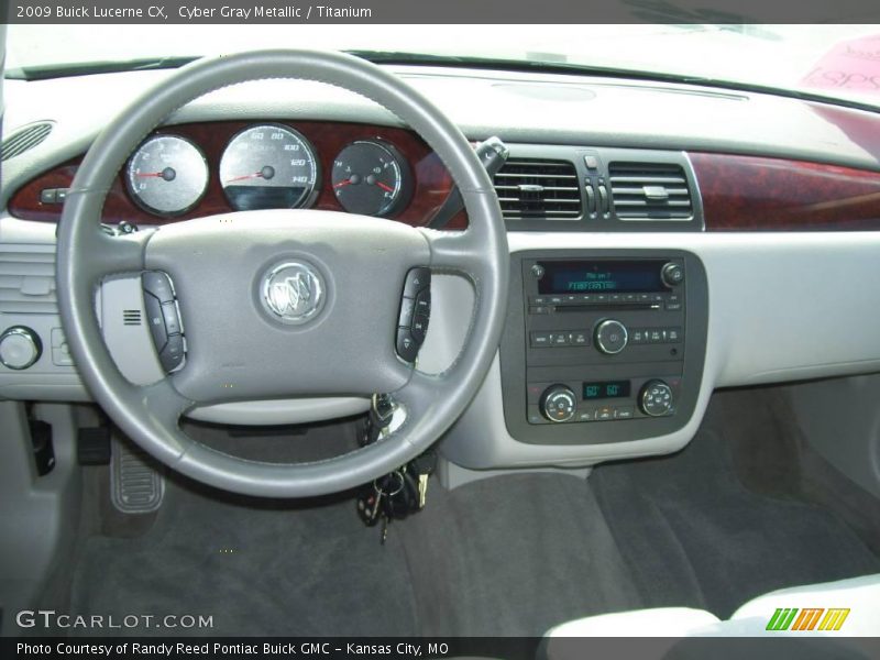 Cyber Gray Metallic / Titanium 2009 Buick Lucerne CX