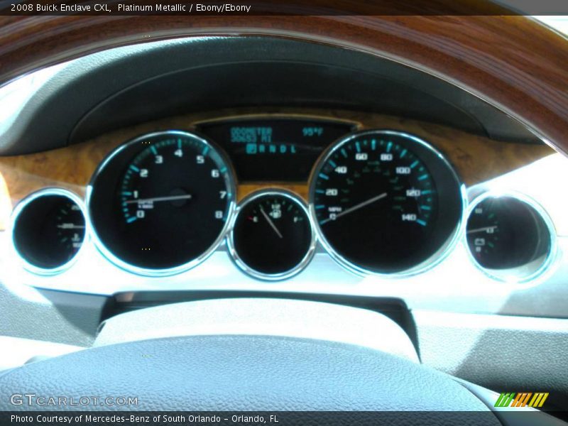 Platinum Metallic / Ebony/Ebony 2008 Buick Enclave CXL