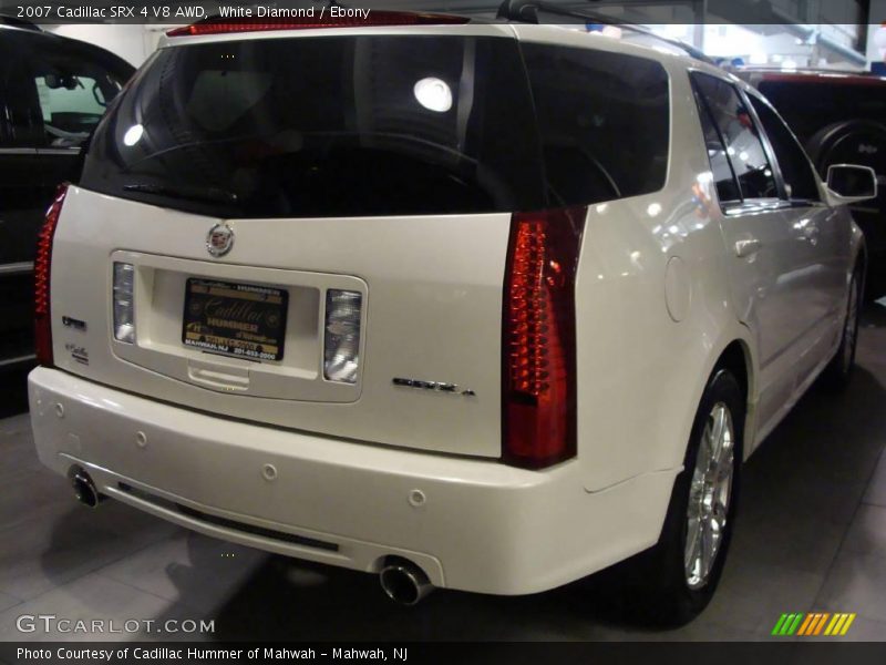 White Diamond / Ebony 2007 Cadillac SRX 4 V8 AWD