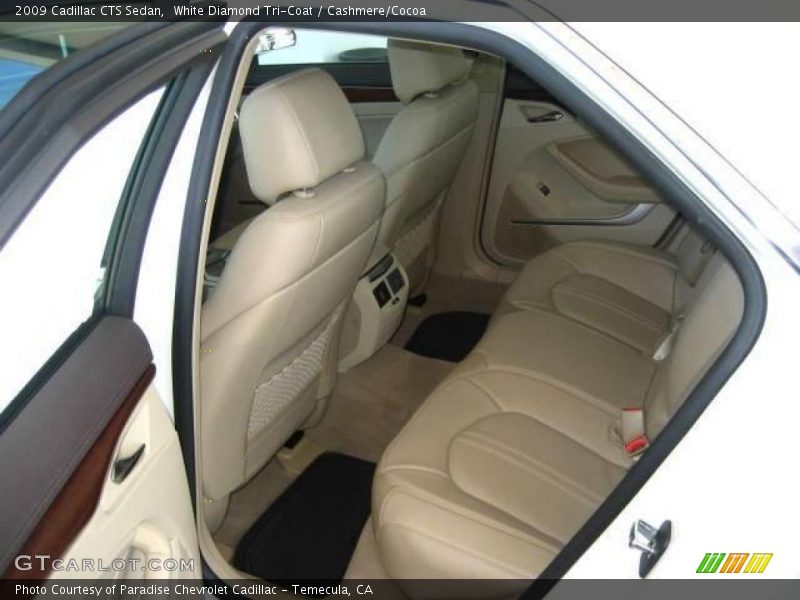 White Diamond Tri-Coat / Cashmere/Cocoa 2009 Cadillac CTS Sedan