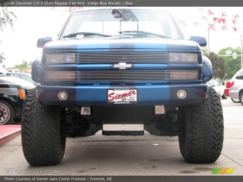 Indigo Blue Metallic / Blue 1996 Chevrolet C/K K1500 Regular Cab 4x4