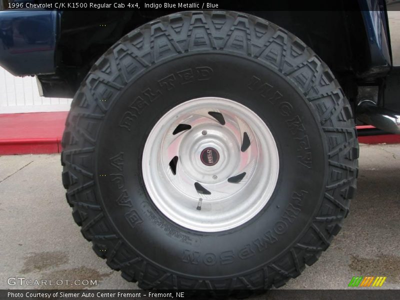 Indigo Blue Metallic / Blue 1996 Chevrolet C/K K1500 Regular Cab 4x4