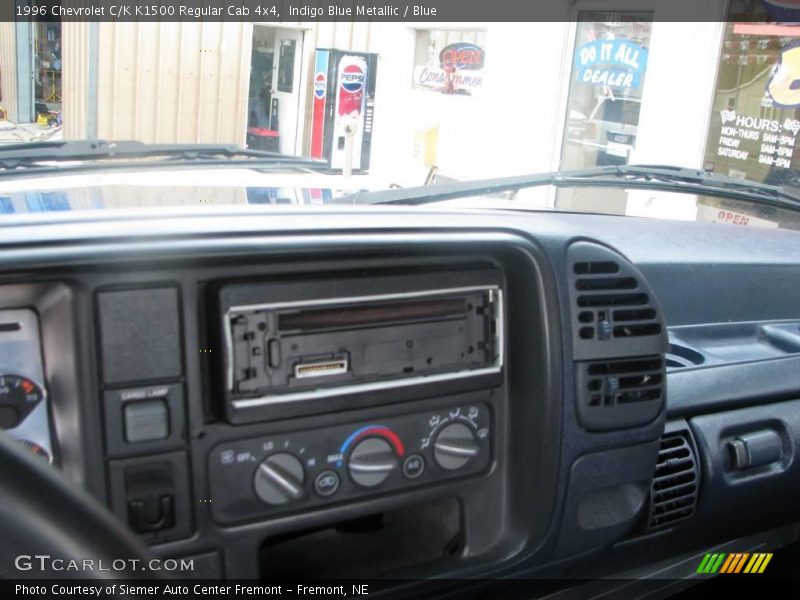 Indigo Blue Metallic / Blue 1996 Chevrolet C/K K1500 Regular Cab 4x4
