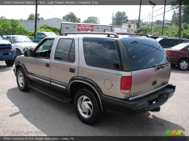 Light Pewter Metallic / Graphite Gray 2000 Chevrolet Blazer LT 4x4