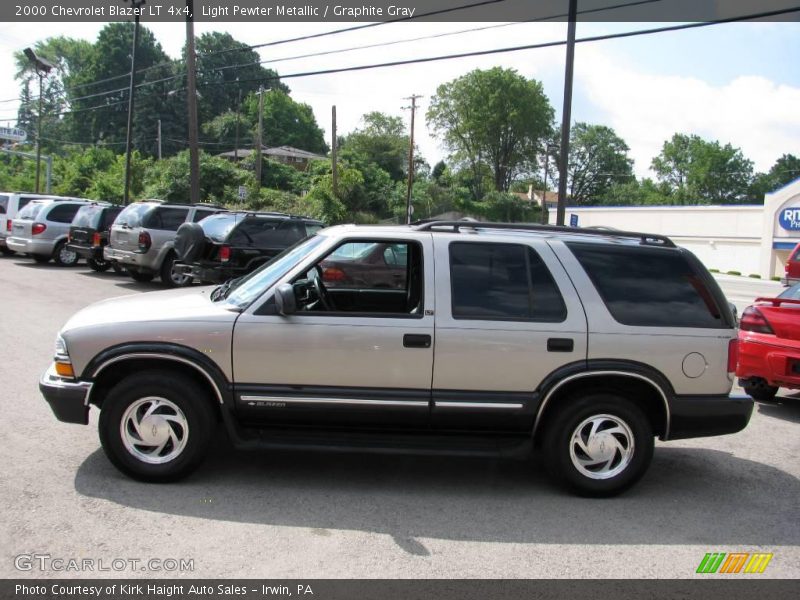 Light Pewter Metallic / Graphite Gray 2000 Chevrolet Blazer LT 4x4