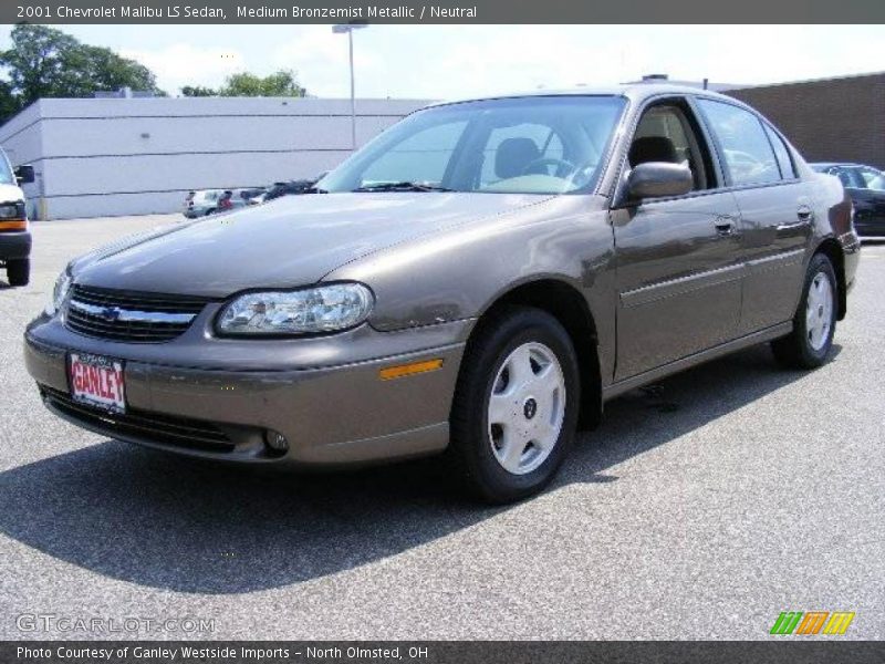 Medium Bronzemist Metallic / Neutral 2001 Chevrolet Malibu LS Sedan