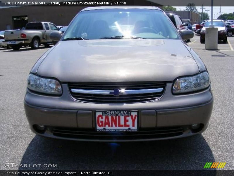 Medium Bronzemist Metallic / Neutral 2001 Chevrolet Malibu LS Sedan