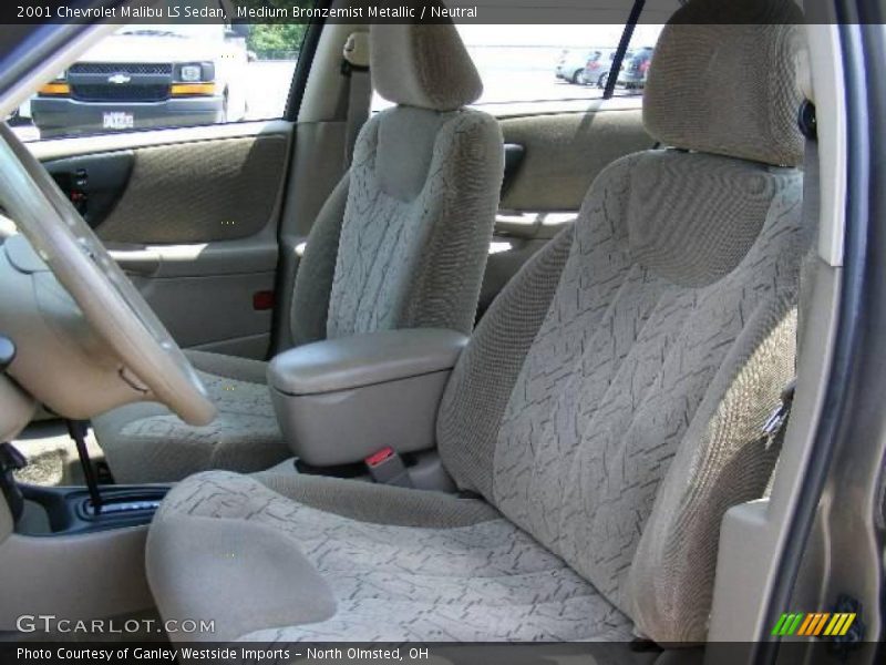 Medium Bronzemist Metallic / Neutral 2001 Chevrolet Malibu LS Sedan