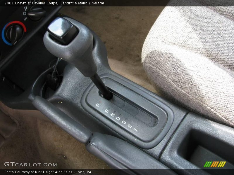 Sandrift Metallic / Neutral 2001 Chevrolet Cavalier Coupe