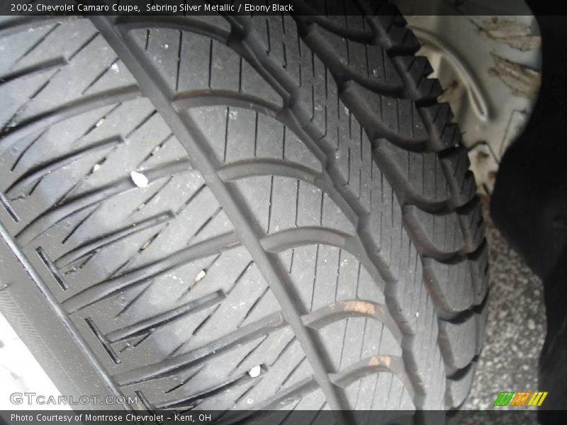 Sebring Silver Metallic / Ebony Black 2002 Chevrolet Camaro Coupe