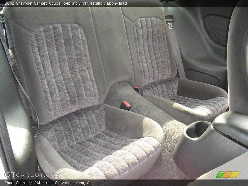 Sebring Silver Metallic / Ebony Black 2002 Chevrolet Camaro Coupe