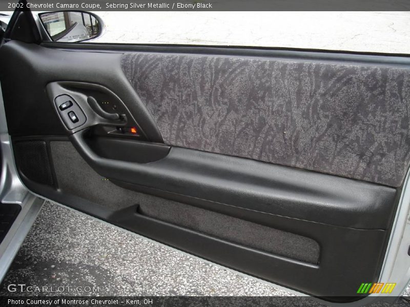 Sebring Silver Metallic / Ebony Black 2002 Chevrolet Camaro Coupe