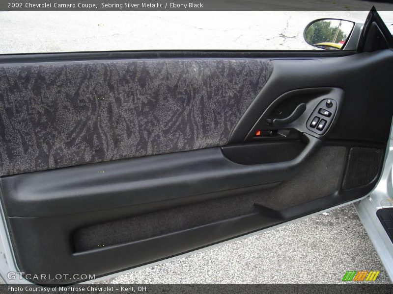 Sebring Silver Metallic / Ebony Black 2002 Chevrolet Camaro Coupe