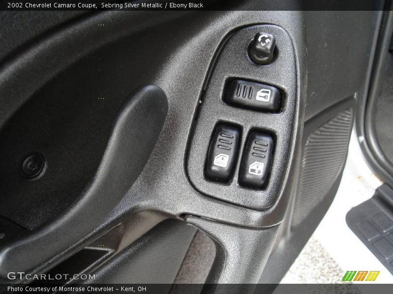 Sebring Silver Metallic / Ebony Black 2002 Chevrolet Camaro Coupe