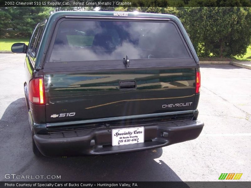 Forest Green Metallic / Graphite 2002 Chevrolet S10 LS Regular Cab