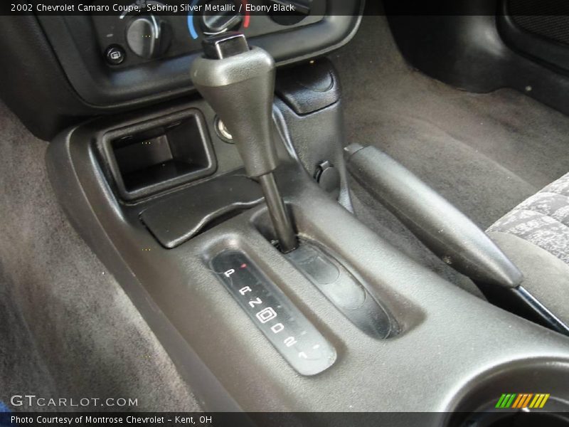 Sebring Silver Metallic / Ebony Black 2002 Chevrolet Camaro Coupe