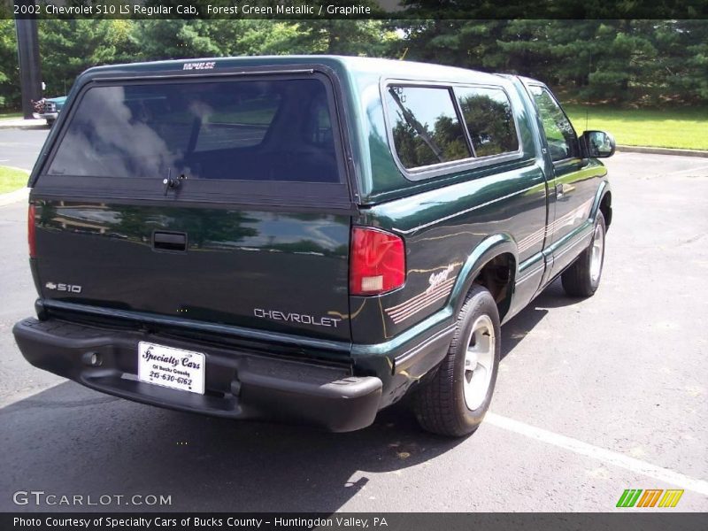 Forest Green Metallic / Graphite 2002 Chevrolet S10 LS Regular Cab