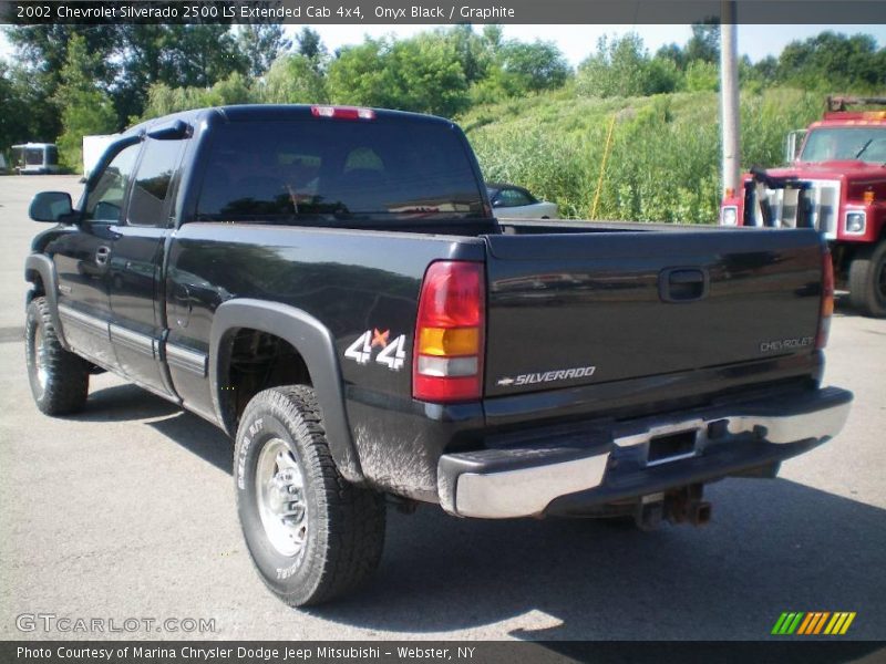 Onyx Black / Graphite 2002 Chevrolet Silverado 2500 LS Extended Cab 4x4