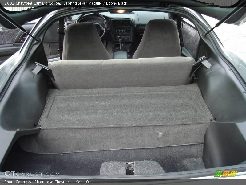 Sebring Silver Metallic / Ebony Black 2002 Chevrolet Camaro Coupe