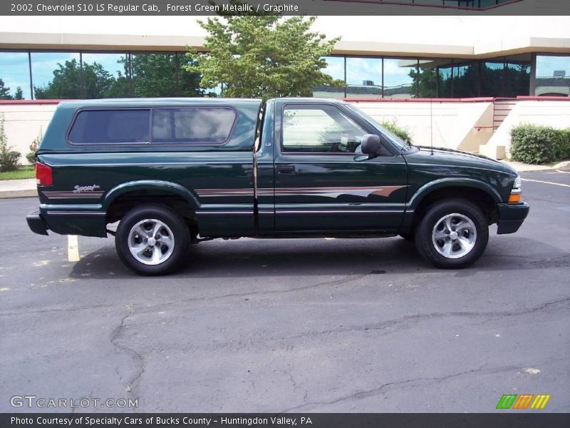 Forest Green Metallic / Graphite 2002 Chevrolet S10 LS Regular Cab