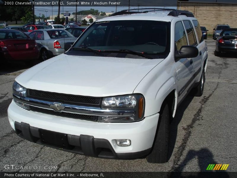 Summit White / Medium Pewter 2003 Chevrolet TrailBlazer EXT LS