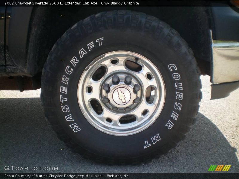 Onyx Black / Graphite 2002 Chevrolet Silverado 2500 LS Extended Cab 4x4