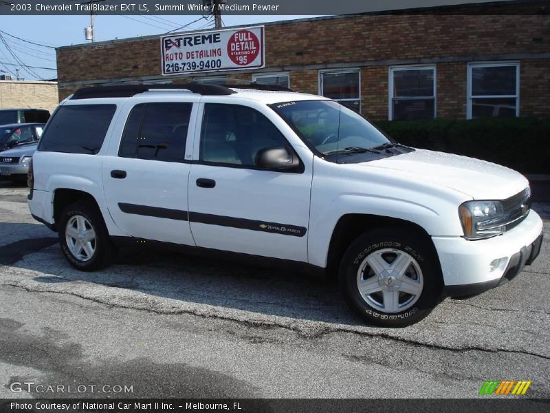 Summit White / Medium Pewter 2003 Chevrolet TrailBlazer EXT LS