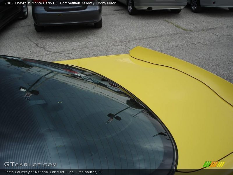 Competition Yellow / Ebony Black 2003 Chevrolet Monte Carlo LS
