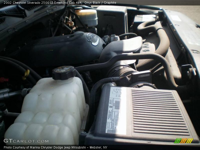 Onyx Black / Graphite 2002 Chevrolet Silverado 2500 LS Extended Cab 4x4
