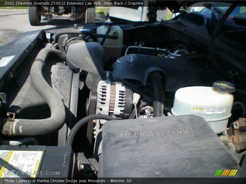 Onyx Black / Graphite 2002 Chevrolet Silverado 2500 LS Extended Cab 4x4