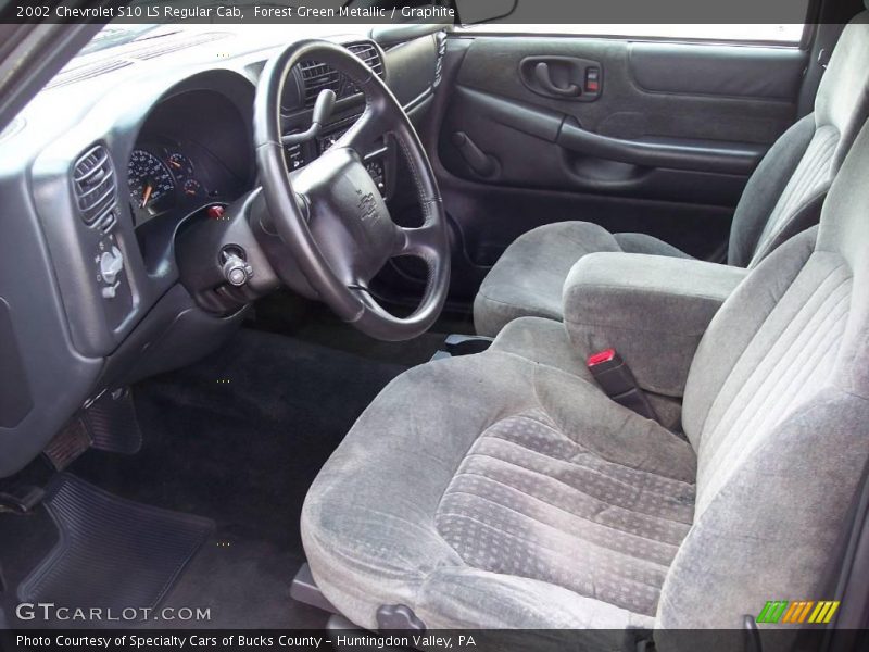 Forest Green Metallic / Graphite 2002 Chevrolet S10 LS Regular Cab