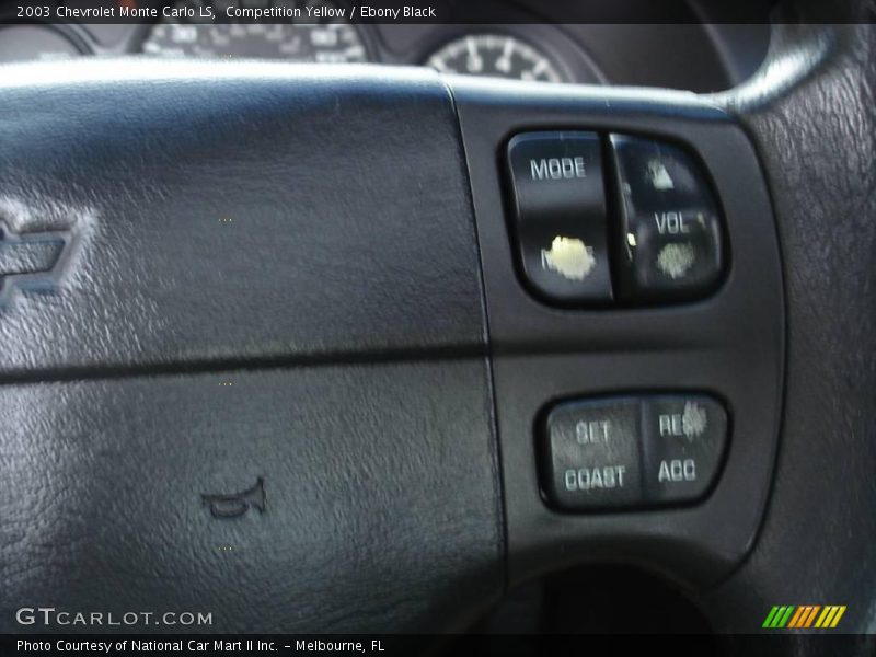 Competition Yellow / Ebony Black 2003 Chevrolet Monte Carlo LS