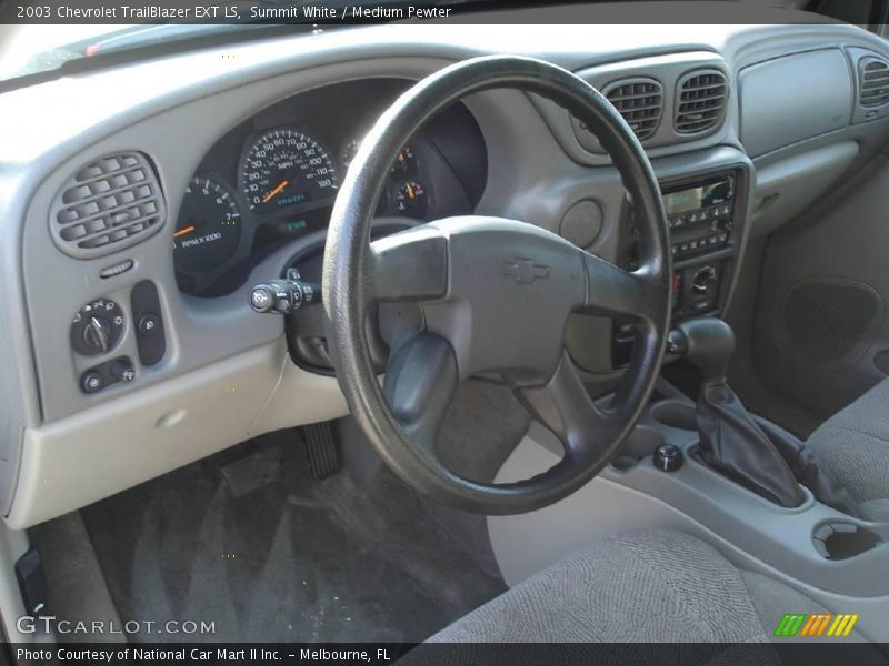 Summit White / Medium Pewter 2003 Chevrolet TrailBlazer EXT LS