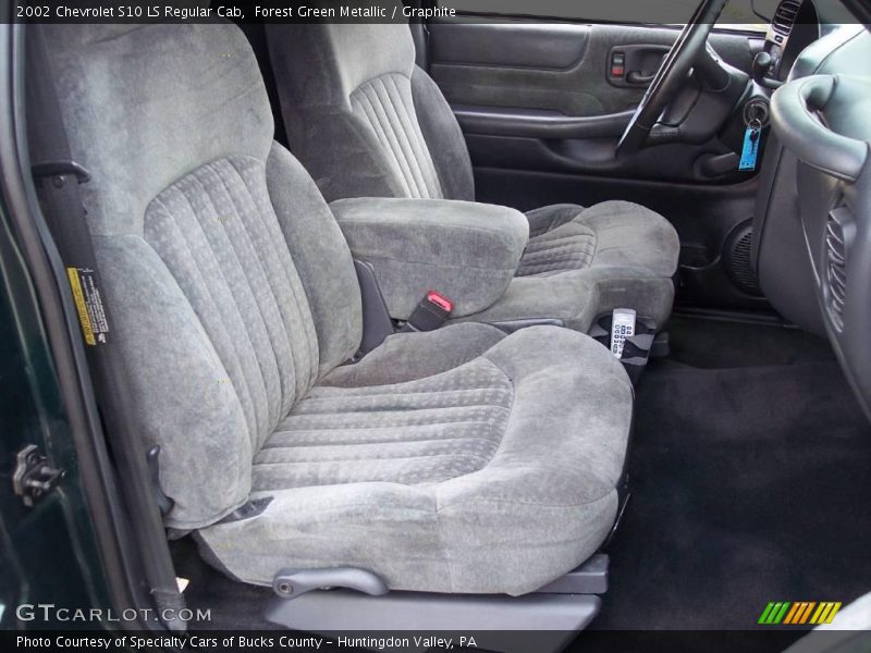 Forest Green Metallic / Graphite 2002 Chevrolet S10 LS Regular Cab