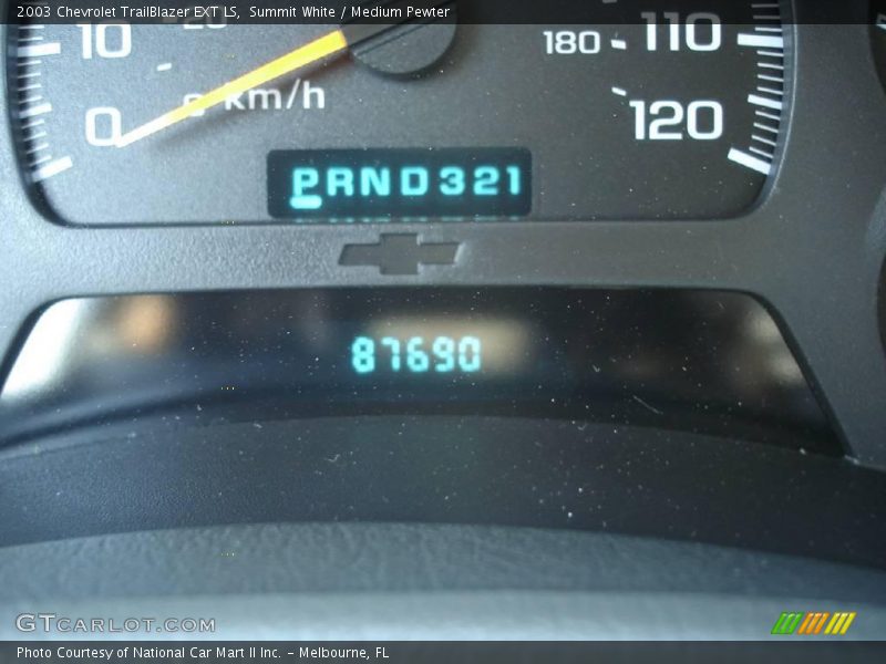 Summit White / Medium Pewter 2003 Chevrolet TrailBlazer EXT LS