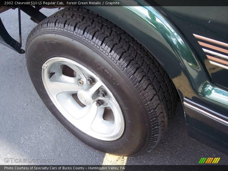 Forest Green Metallic / Graphite 2002 Chevrolet S10 LS Regular Cab