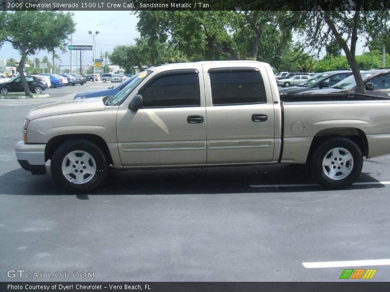 Sandstone Metallic / Tan 2006 Chevrolet Silverado 1500 LT Crew Cab